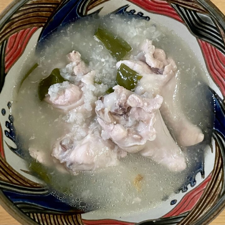 軟骨まで食べれる!手羽元の簡単サムゲタン